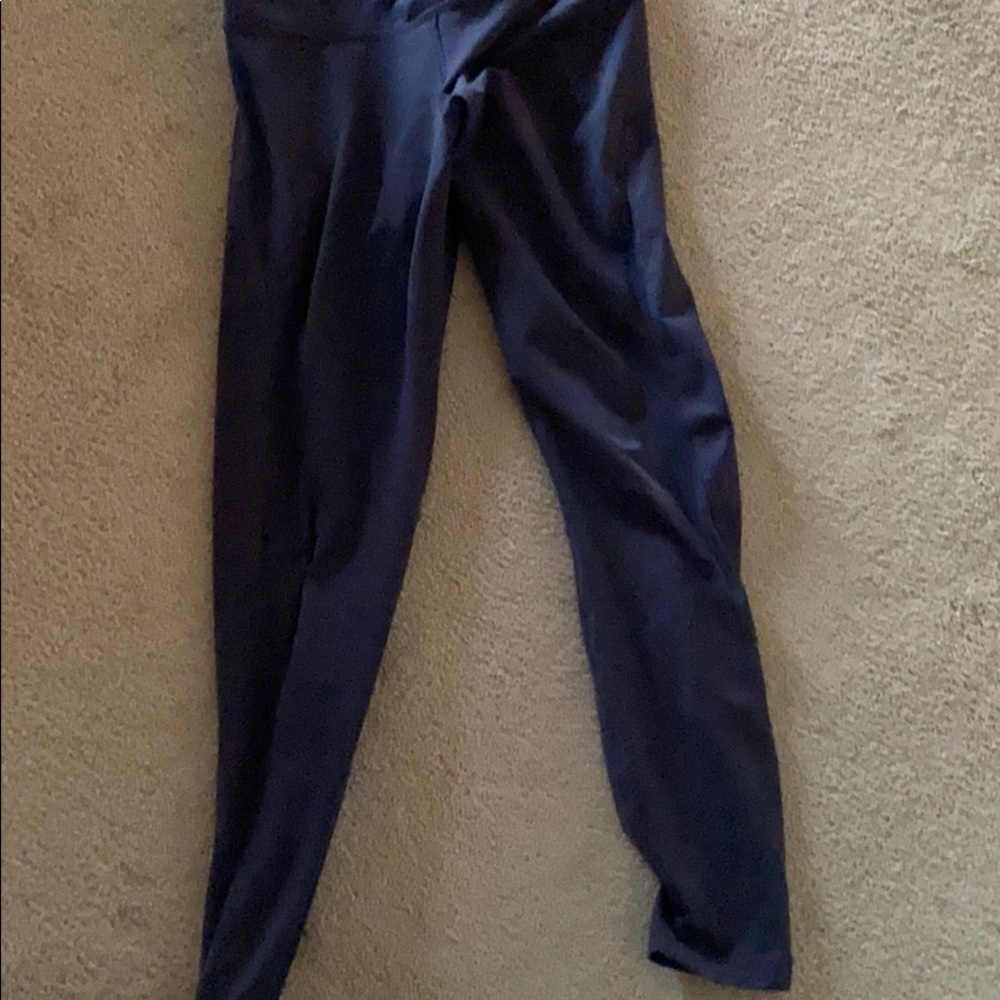 Purple leggings